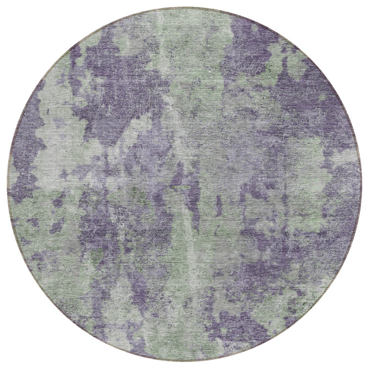 Folcroft Washable Abstract Indoor/Outdoor Area Rug