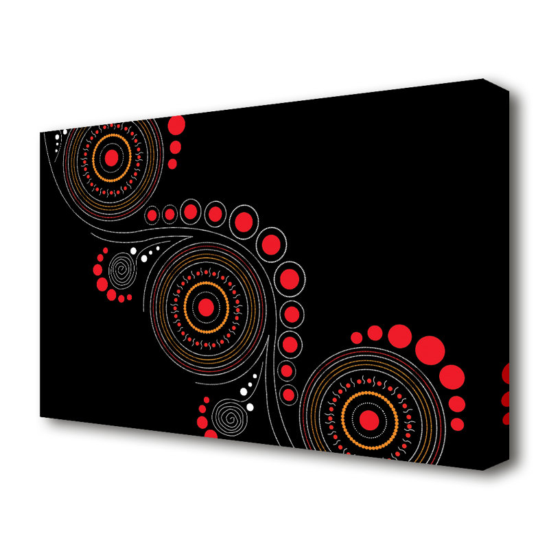 Aboriginal Pattern 12 - Wrapped Canvas Print, 35.6 cm H x 50.8 cm W