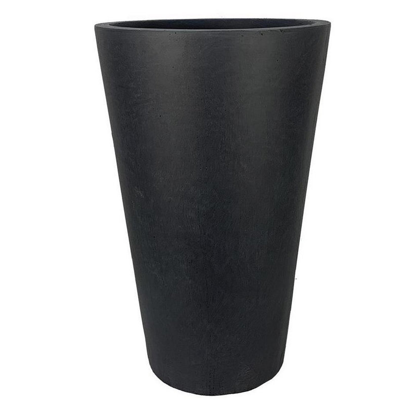 Fibreglass Plant Box, Dark Grey, 51cm H x 32cm W x 32cm D