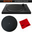 Platine tourne-disque USB avec pignon de 12 po en silicone haute résolution Sony