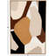 Art mural géométrique abstrait en bois Layla