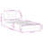 Bed Frame with LED without Mattress Hvar Light Grey 100x200 cm Fabric-1511079218-1511079217