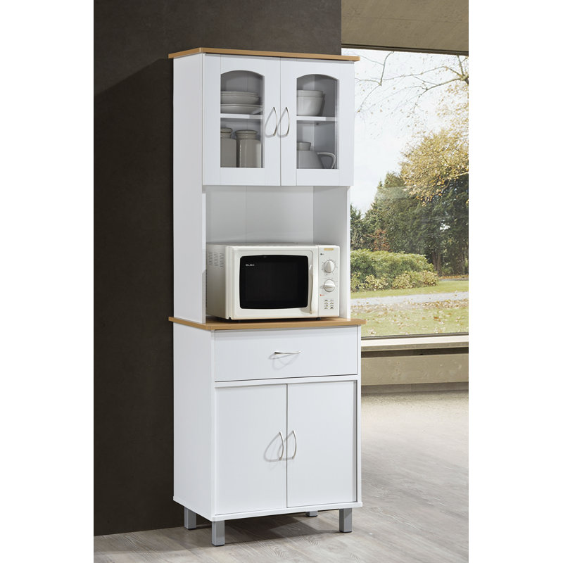 Kyan Sideboard with Bar Hutch, White