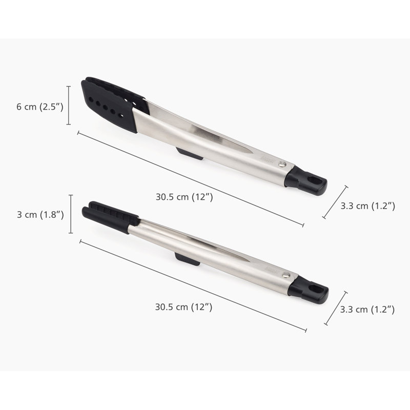 Elevate™ Fusion 2-Piece Tong Set with Integrated Tool Rests