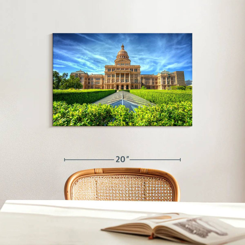 Nicci Texas Capitol, H 16 po x l 24 po