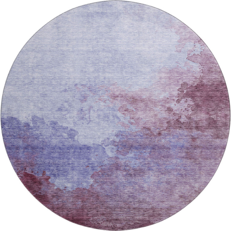 Premium Machine Washable Ducote AMF1138 Watercolors Rug