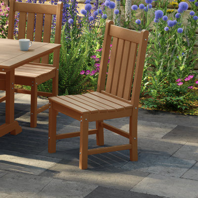 Laguna Plastic Outdoor Dining Side Chair