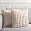 Kya Geometric Faux Fur Reversible Throw Pillow-2069550995