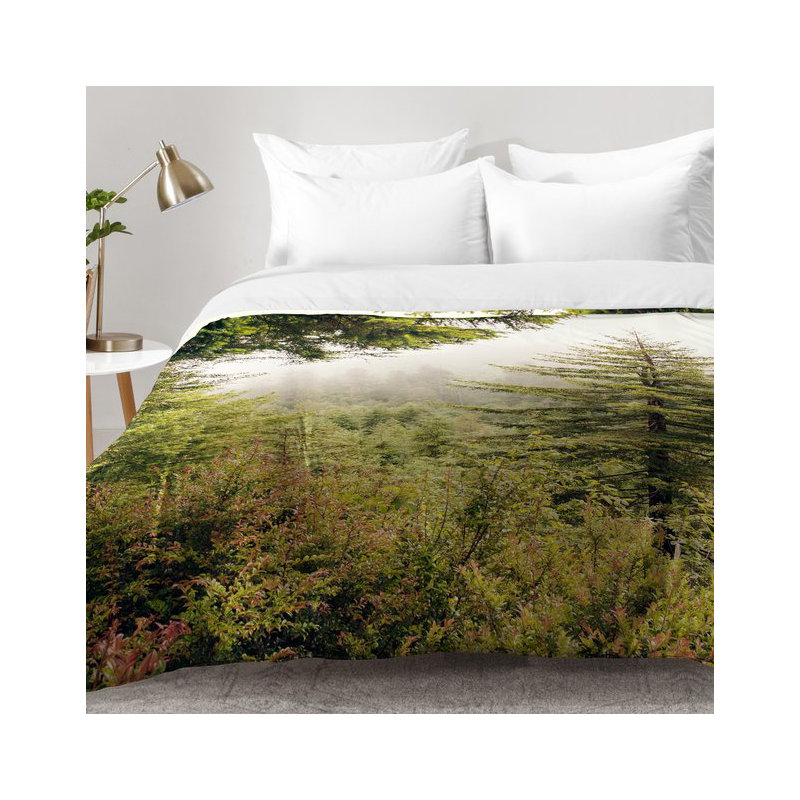 Ensemble d'édredon Into The Mist, Édredon pour lit simple TG + 1 taie décorative