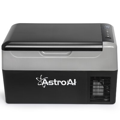 Astroai Portable Freezer 23 Quart ,  22L (-4℉~68℉) Compressor Refrigerator For Truck, RV, Boat And Camping,12/24V DC And 100-240 AC, Black -  ASIPF22IB