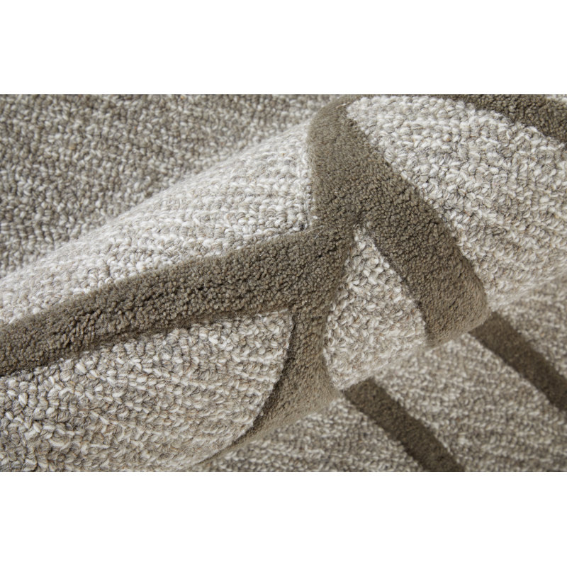 Kimball Transitional Abstract Gray Area Rug, Rectangle 5' x 8'
