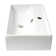 Alfi Brand 12.25'' White Porcelain Rectangular Bathroom Sink with Overflow