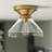 Abbott Glass Semi Flush Mount-967299580
