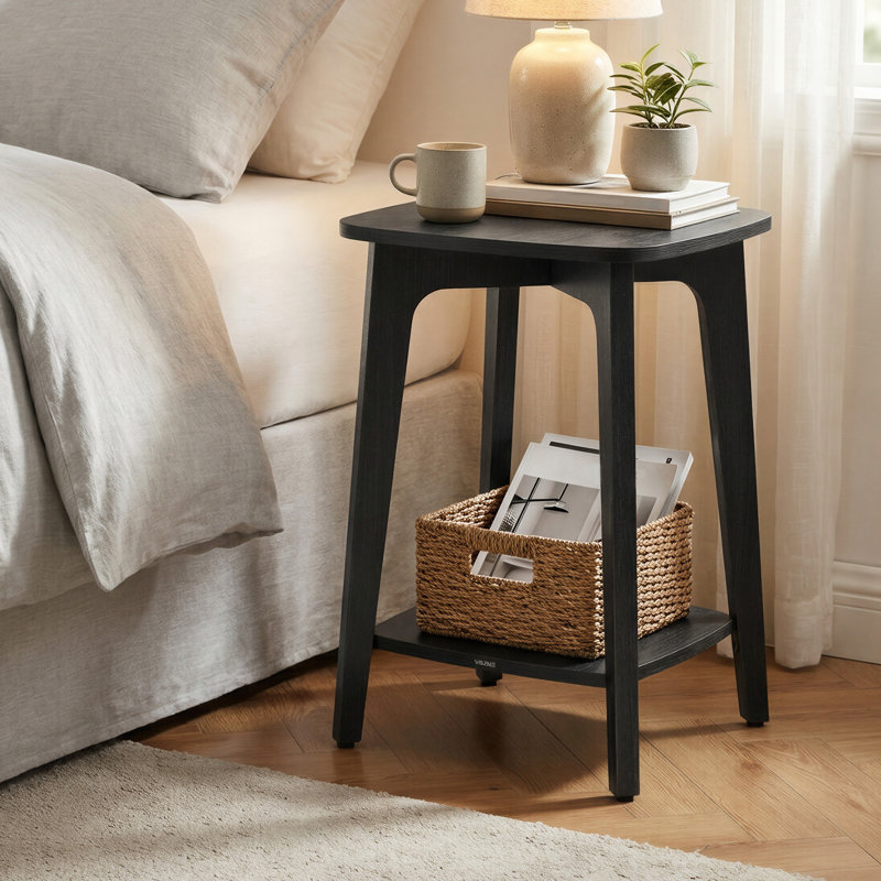 Table de bout carrée, Gris anthracite