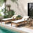George Oliver 4 Pcs Outdoor Chaise Lounge Chair Set With Armrests & 4-level Backrest For Poolside
