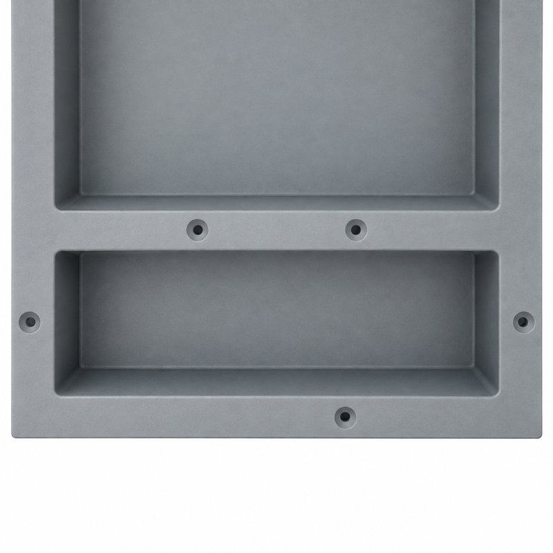 Tile-Ready 16" x 20" Double Shelf Shower Niche