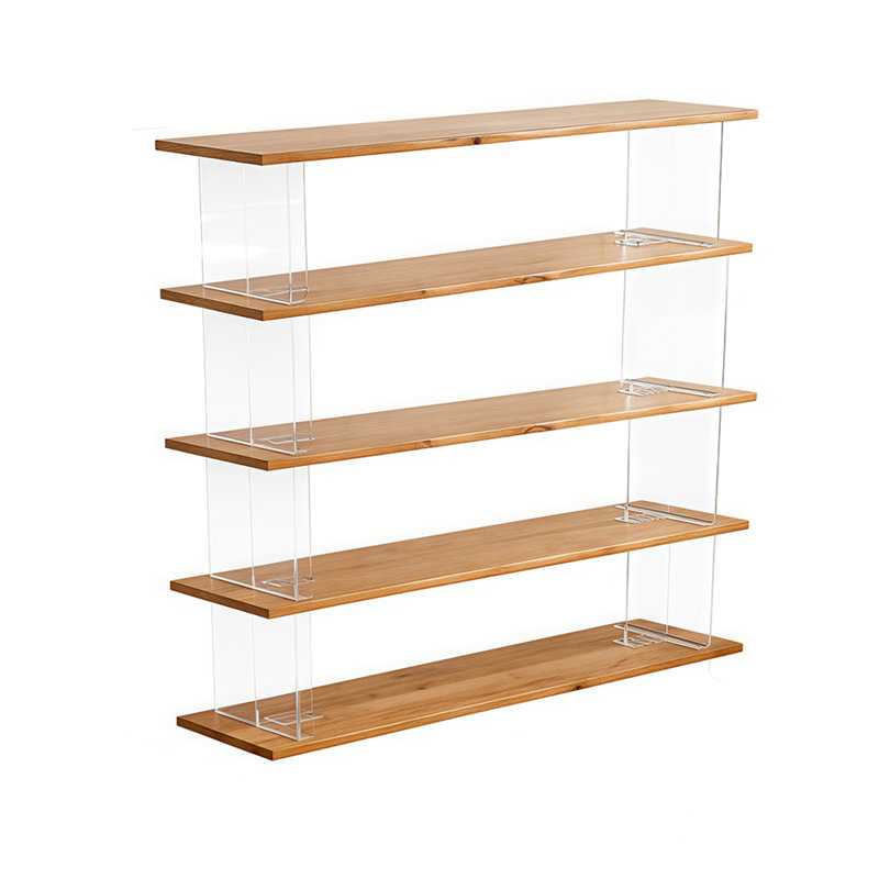 Une belle et grande bibliothèque, (5 Shelves) 62.90"H x 62.90"W x 11.80"D