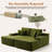 83.87"  Sleeper Sofa With Dual Mattress