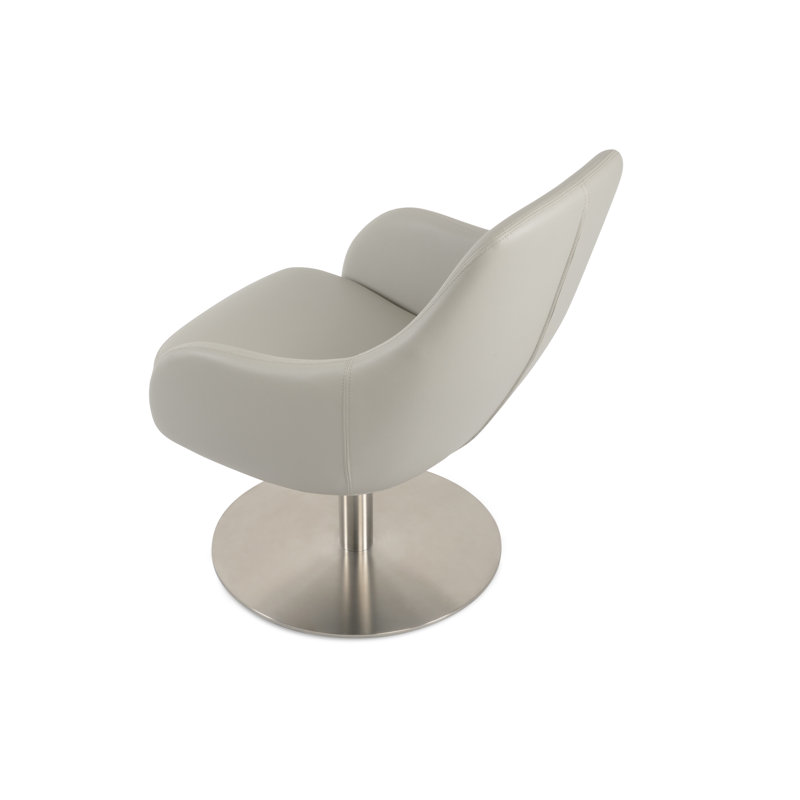 Fauteuil Gazel, Gris clair