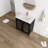 Rickelt 30.34'' Single Bathroom Vanity with Ceramic Top-1759988678