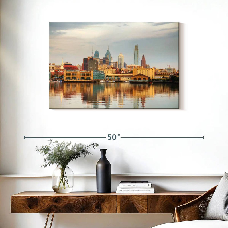 Sirci Philadelphia City Reflection, H 24 po x l 36 po