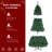 7' Lighted Pine Christmas Tree