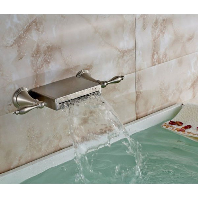 Robinet de cuisine en nickel brossé avec douchette extractible flexible