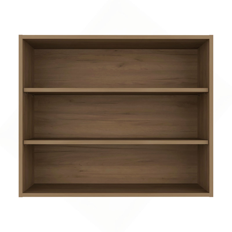 Armoire murale en mélamine avec rangement ouvert