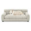 Moderne beige pour animaux de compagnie de taille moyenne et grande - avec couvre-lits ergonomiques et amovibles