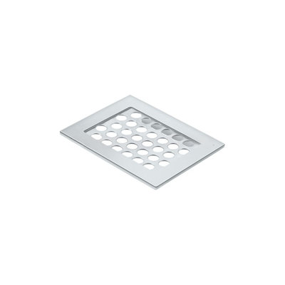 E545A626BBBF42D88E1BD4CE59236076 Porte-savon de salle de bain HD 4-3 / 8 "x 5-1 / 2" en chrome poli