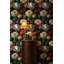Papier peint floral, décoration murale classique rétro