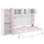 Grand lit escamotable avec armoires-486410455