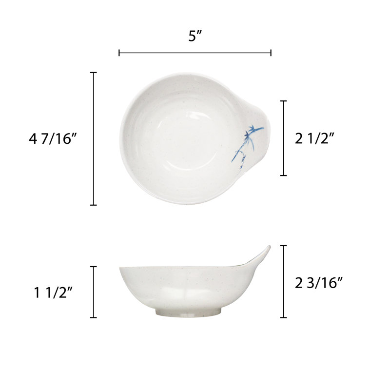 6 oz. Bol à mélamine en céramique / dessert