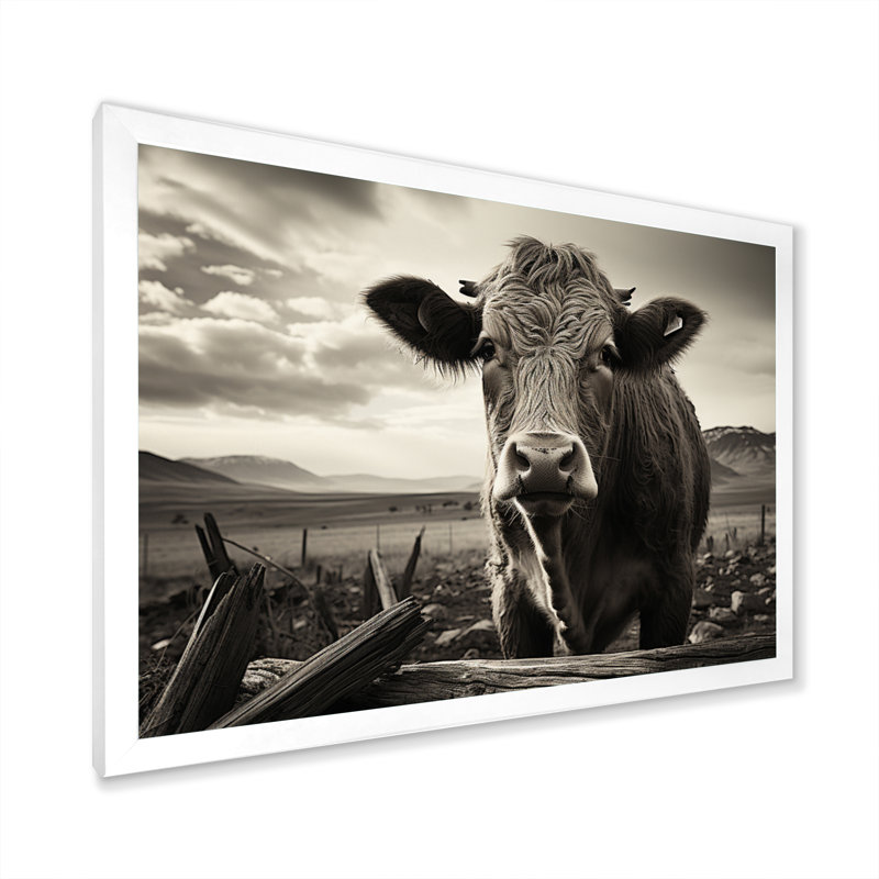 Clever Silent Watch I - reproduction sur toile, H 24 po x l 32 po x P 1 po, Cadre photo blanc