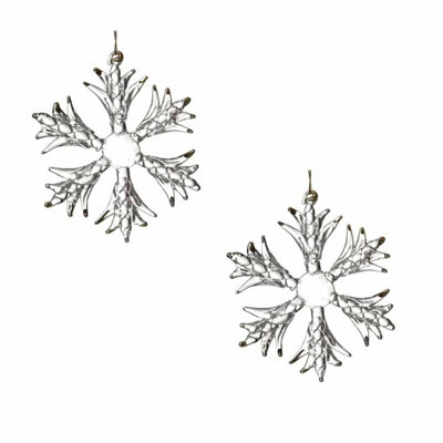 7cm Glass Holiday Shaped Ornament