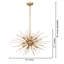 Lustre en sphère Spoutnik bronze brillant à 12 lumières de 29 po Brynhildur