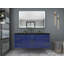 Ensemble de meuble-lavabo double mural 60 po Campblin-1908700050-1908700051