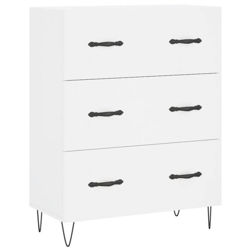 Mareda 69.5cm W 3 - Drawer Chest of Drawers, White