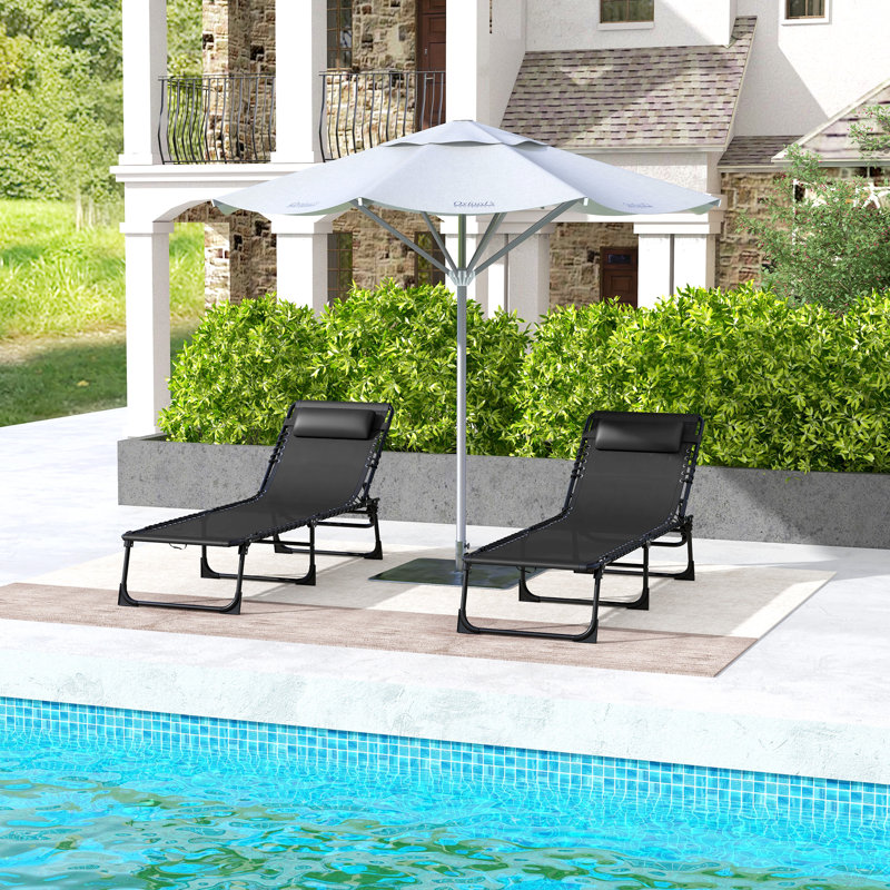 Bartold 197cm Long Reclining Chaise Lounge Set