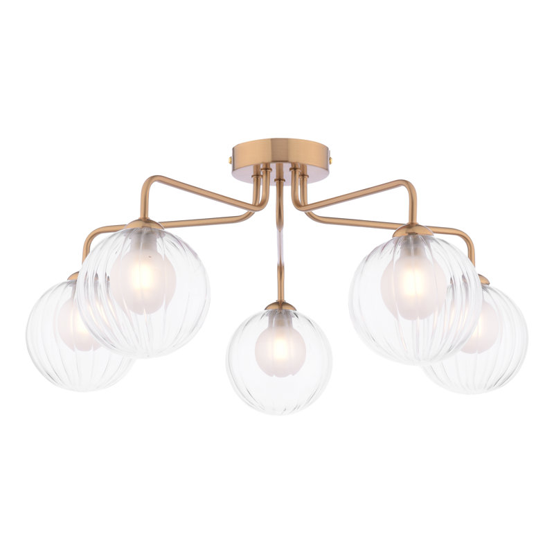 Flush Mount, 5, 24" H x 50" W x 50" D