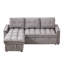 Canapé inclinable de 78,75 po, canapé-lit escamotable avec ports de chargement USB et Tape-C, canapé modulaire en forme de L avec rangement inclinable et rangement avec accoudoirs, canapé de salon confortable-139224637