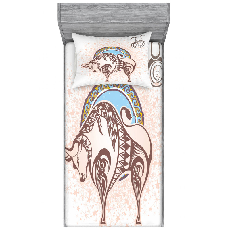 Microfiber Sheet Set, Twin Sheet Set with Fitted Sheet