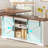 Adjustable Height L-Shaped with Built-In Electrical Outlet-1950343150-2057676616