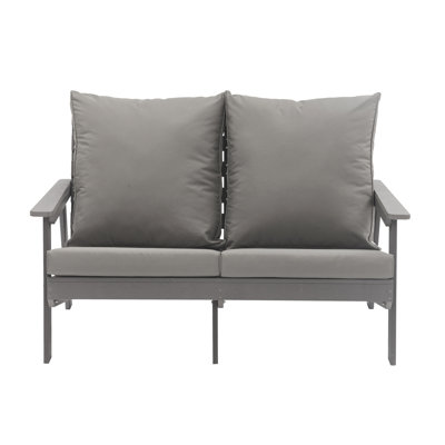 Patio Sofa Outdoor Loveseat Sofa 2-Seater