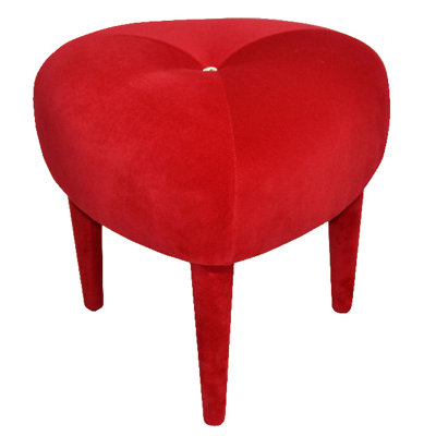 Solid + Manufactured Wood Accent Stool