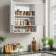 Mijares Bamboo Wall Mounted Bathroom Cabinet 66.5cm H 59cm L-1574226178