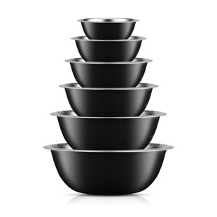 Stainless Steel Mixing Bowls with Grater - Nesting Bowls Have Non-Slip  Silicone Handles, Non-Slip Rubber Base, Measurement Marks and Airtight Lids  - Belwares - Decorate Your Home with Joy!