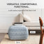 Flintridge Upholstered Pouf-1937437327