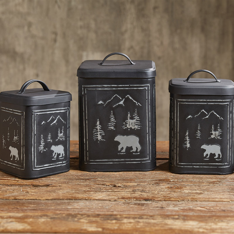 Metal Canister - Set of 3