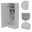 Garde-manger rectangulaire Richmond blanc